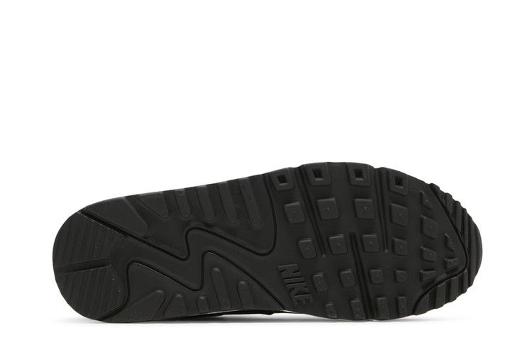 Женские кроссовки Nike Air Max 90 Черно-белые (Женский) Черный/черный/белый