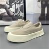 Men's Sneakers Original Designer Slip-on Loafers Ice Silk Breathable Canvas Casual Shoes for Men Platform Walking Shoe Tenis2024