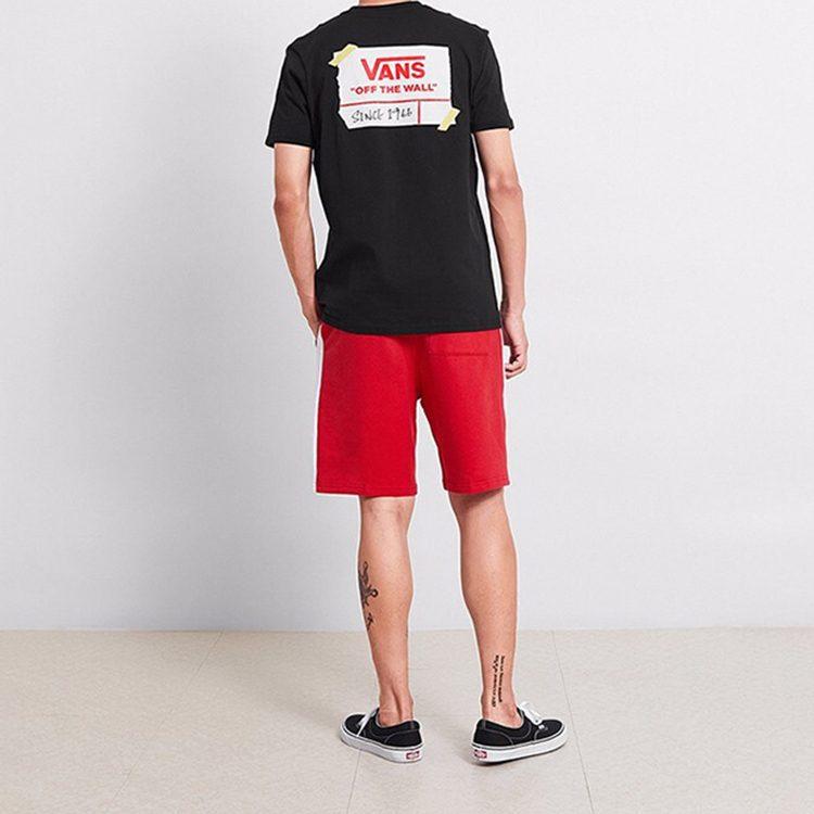 Vans DIY Футболки с принтом унисекс с круглым вырезом умеренного прямого кроя VN0A3ZN5BLK