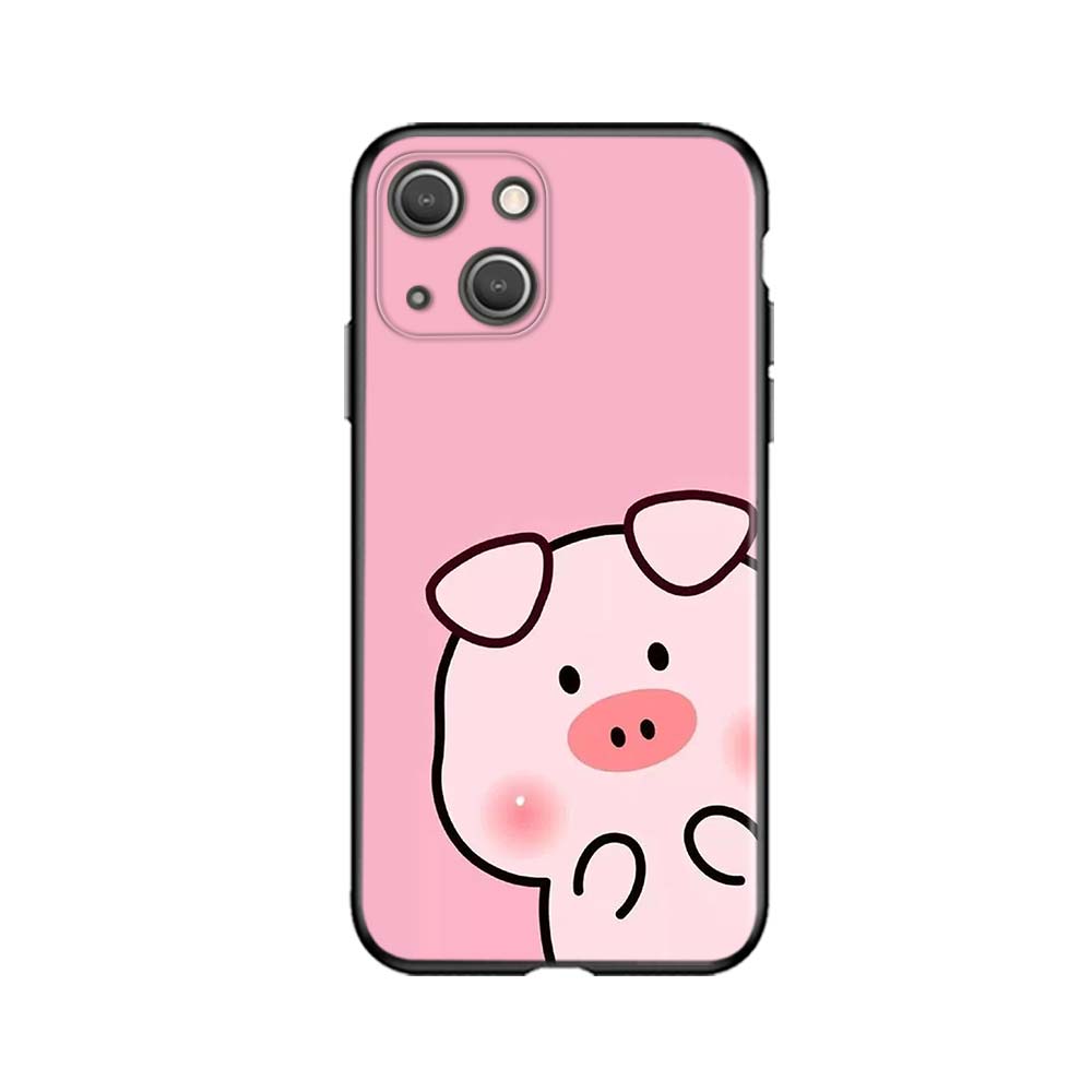 For Xiaomi Poco F3 M3 X3 GT Mi 11 11i 11T Ultra Redmi Note 10 10S The Pink Pig Cute For iPhone 13 Mini Pro Max Phone Case