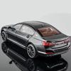 1/24 7 Серия 760 LI Металлическая модель автомобиля Литье под давлением Металлические транспортные средства Модель автомобиля Высокая симуляция Звук и Свет Коллекция Детские игрушки Подарок