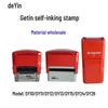Rectangular Self-Inking Stamp Materials (DY10, DY11, DY12) with Red Ink Pad