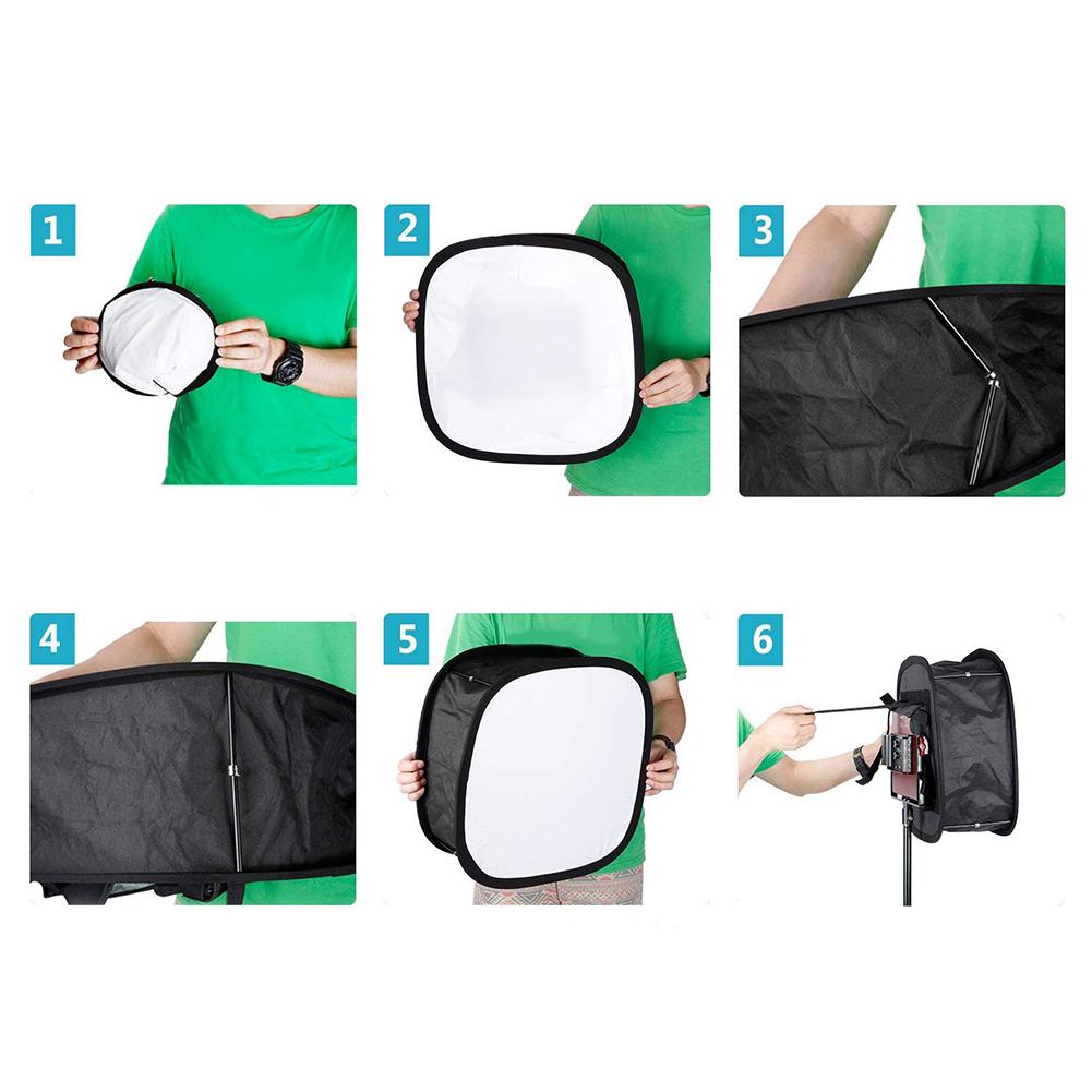 Universal Foldable Portable Softbox Diffuser For Led Photo Studio Lighting Accessories Soft Light
