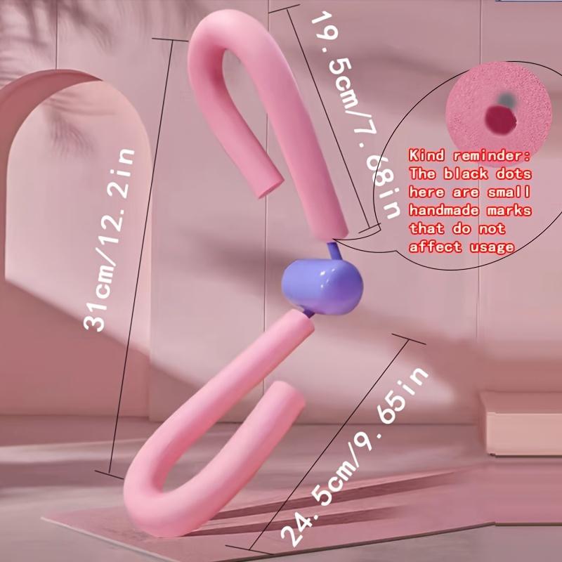 1шт силиконовый полимерный тренажер для мышц тазового дна, тренажер для бедер для восстановления после родов, коррекция фигуры, тренажер для ног и ягодиц