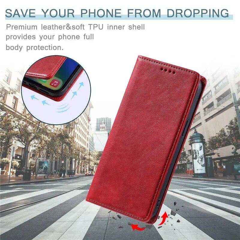 Кожаный чехол-кошелек для телефона XiaoMi POCO X5 Pro F5 M5S RedMi Note 12 Pro Plus 11 для Google Pixel 8 Pro 7A 7 для Huawei P60 Pro P50 P40 откидная крышка