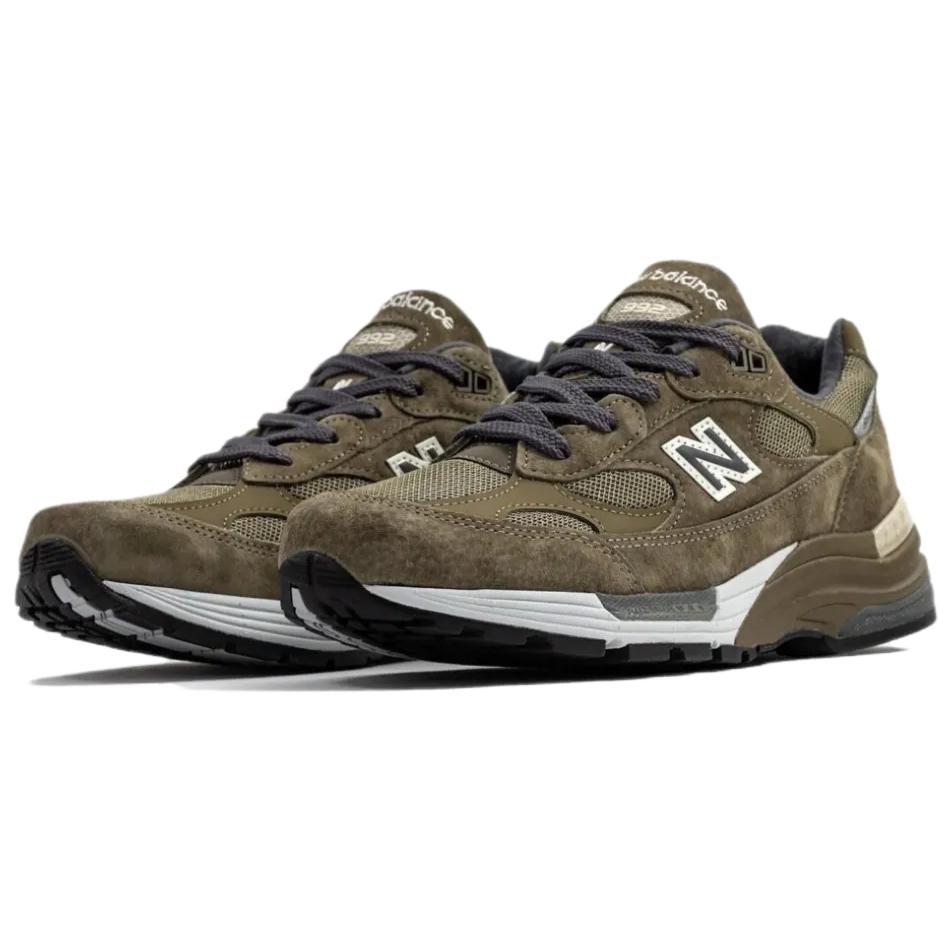 New Balance 992 Сделано в США 'Темный камуфляж' (унисекс) Кроссовки для бега Dark Camo / Covert Green U992GL