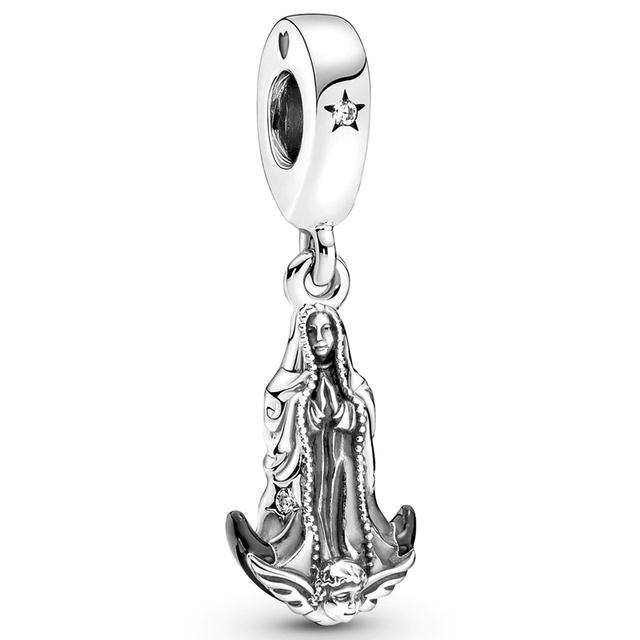 Подвеска из стерлингового серебра 925 пробы, попугай, хамелеон, ломтик лимона, розовая морская черепаха, подвеска для скутера, бусина, подходит для популярного браслета, ювелирные изделия своими руками