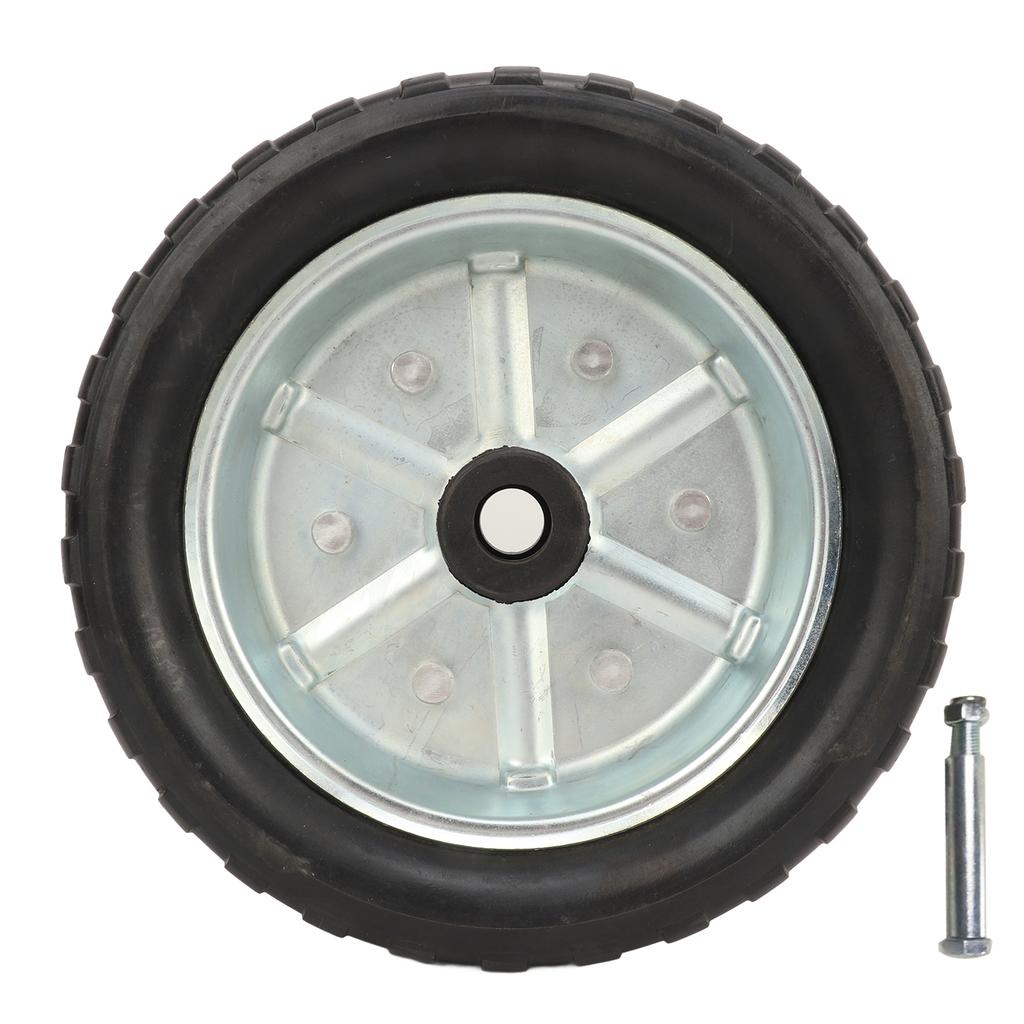 10-дюймовое прицепное колесо, универсальное, 2000 фунтов, вращающаяся опора, прочное, долговечное, запасное колесо для газонокосилок, коммунальное