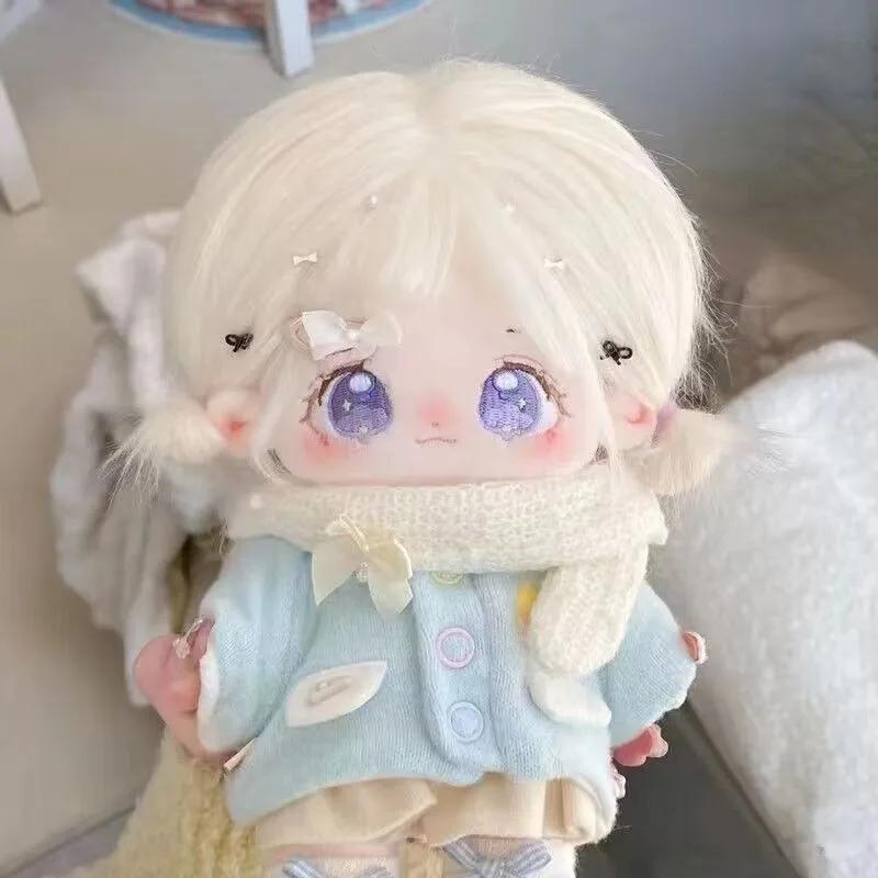 20cm Cute Dress Up Doll DIY Customization Figure Soft Stuffed Plushie Toys Collection Kid Girl Birthday Gifts