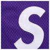 Supreme Shop S Logo Baseball Henley Purple - Los Angeles