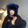 Y2K Winter New Style Fox Fur Bomber Hat with Thickened Earmuffs for Women Paternity Raccoon Ear Caps