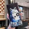 Чехол-кошелек из искусственной кожи с рисунком мистического белого волка для iPhone, Samsung, Xiaomi Redmi, Motorola, Blackview, Oppo, Huawei, Honor, Google, ZTE, Ulefone, TCL