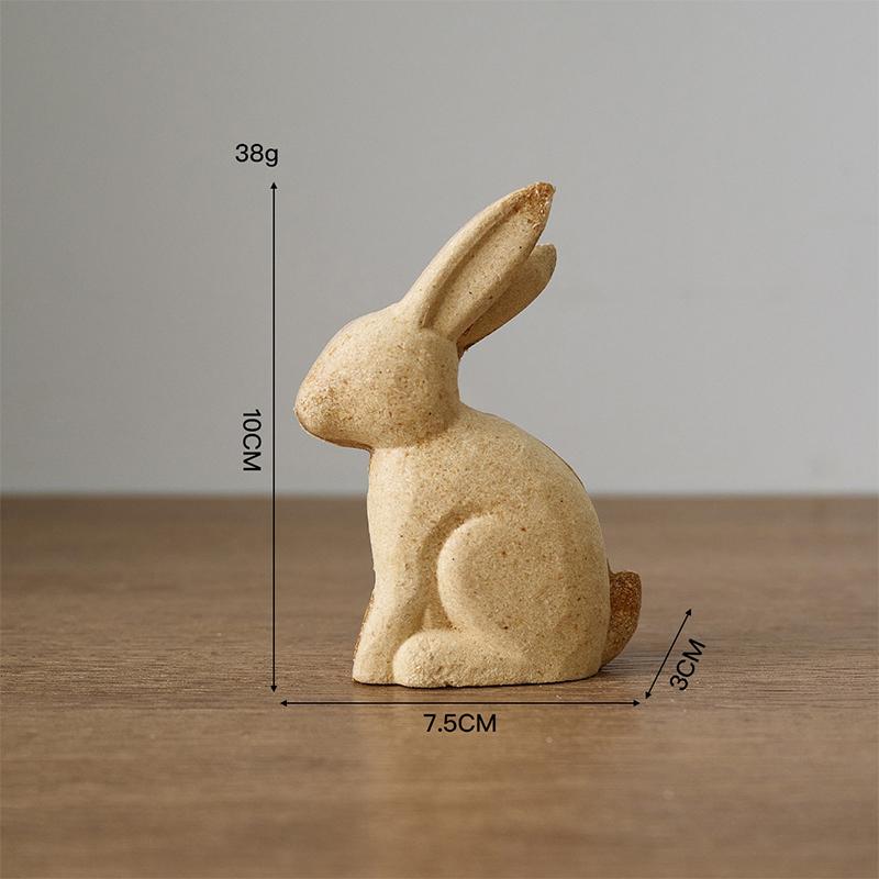 Милый декор комнаты с животными Лошадь Кролик Кошка Жираф Деревянные скульптуры Материалы для раскрашивания своими руками Ремесло Домашний декор Фигурка ручной работы Подарки