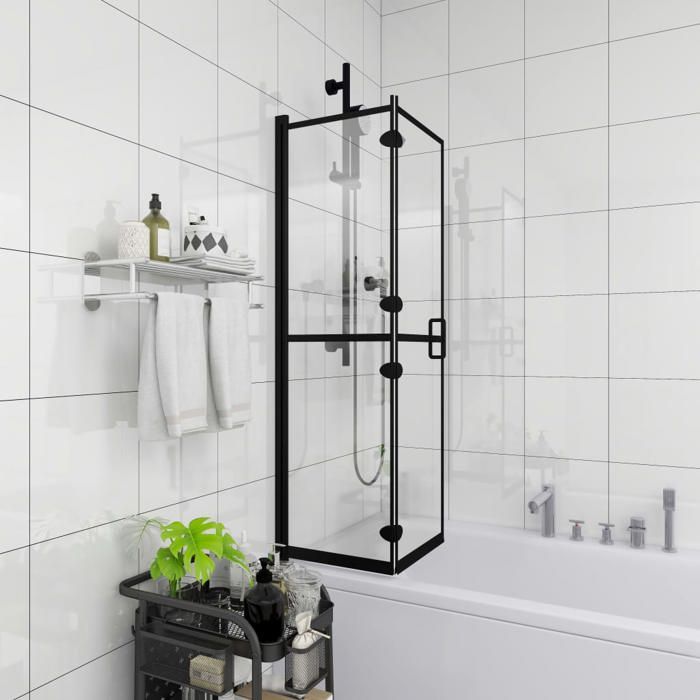 VidaXL Foldable Shower Cabin Bathtub Wall Shower Wall Shower Cabin Bathtub Cabin Bathroom Home Interior ESG 150818