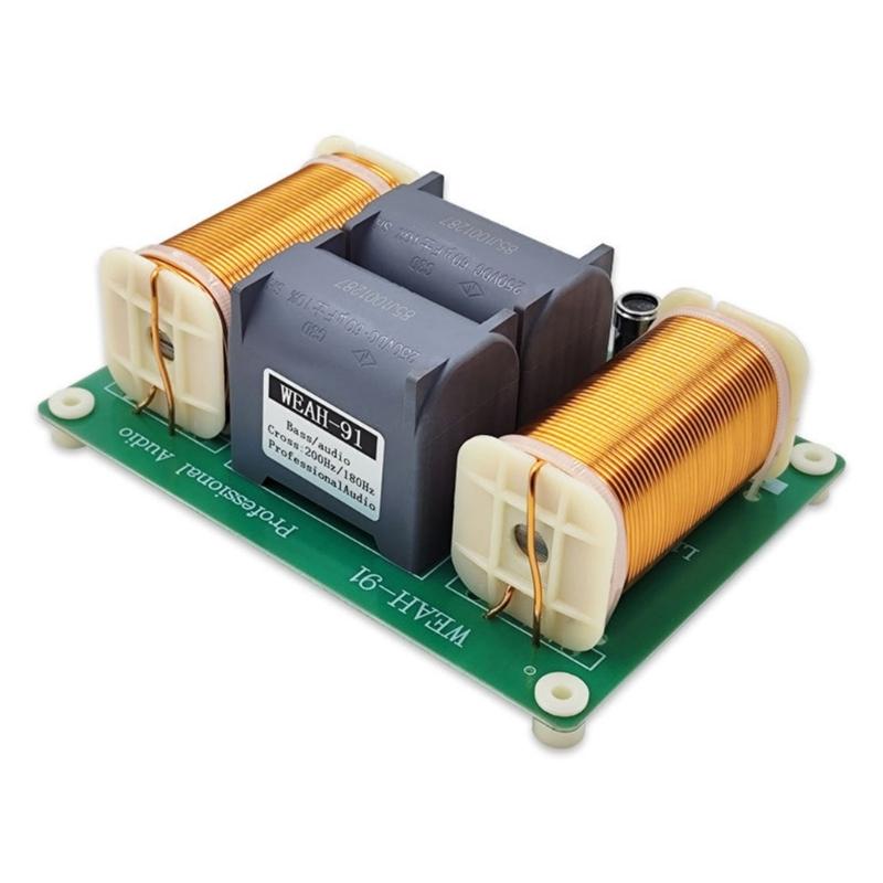 Фильтр кроссовера сабвуфера 2500 Вт Разделитель частот сабвуфера 200 Гц/180 Гц для сцены и домашнего звука DIY-проект