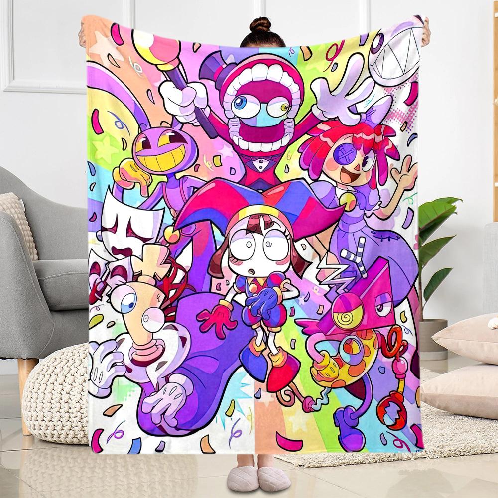 Digital Circus5 Blankets are suitable for living rooms,making them an ideal choice for outdoor travel and gifts.
