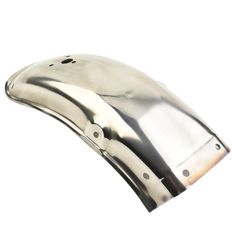 Rear Mudguard Parts Stainless Steel Fender Motorcycle Prevent Splash Replaces 16.73in Chrome For Suzuki GN125/GN250 High Quality