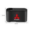 Portable Hanging Mini Car Trash Can Wastebasket Trash Can with Lid Emblem For Mitsubishi lancer asx outlander pajero l200 galant