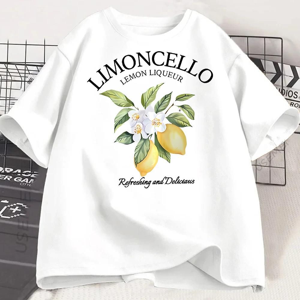 Korean Version Retro Minimalist Printed Summer Tshirt Casual Loose Couple Thin Short Sleeves Unisex Clothing Graphic T Shirts