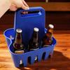 Plastic Portable Beer Holder 6 Pack Capacity Drink Holder Practical Beer Bottle Carrier  Bar Party