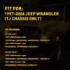LED Front Fender Side Marker Bumper Signal Lights For 97-06 Jeep Wrangler TJ EOA