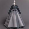 Party and Banquet Dresses Girl's Fall Children's Dresses Princess Dresses Small Hostess Dresses Sequins Mesh Wedding Tutu