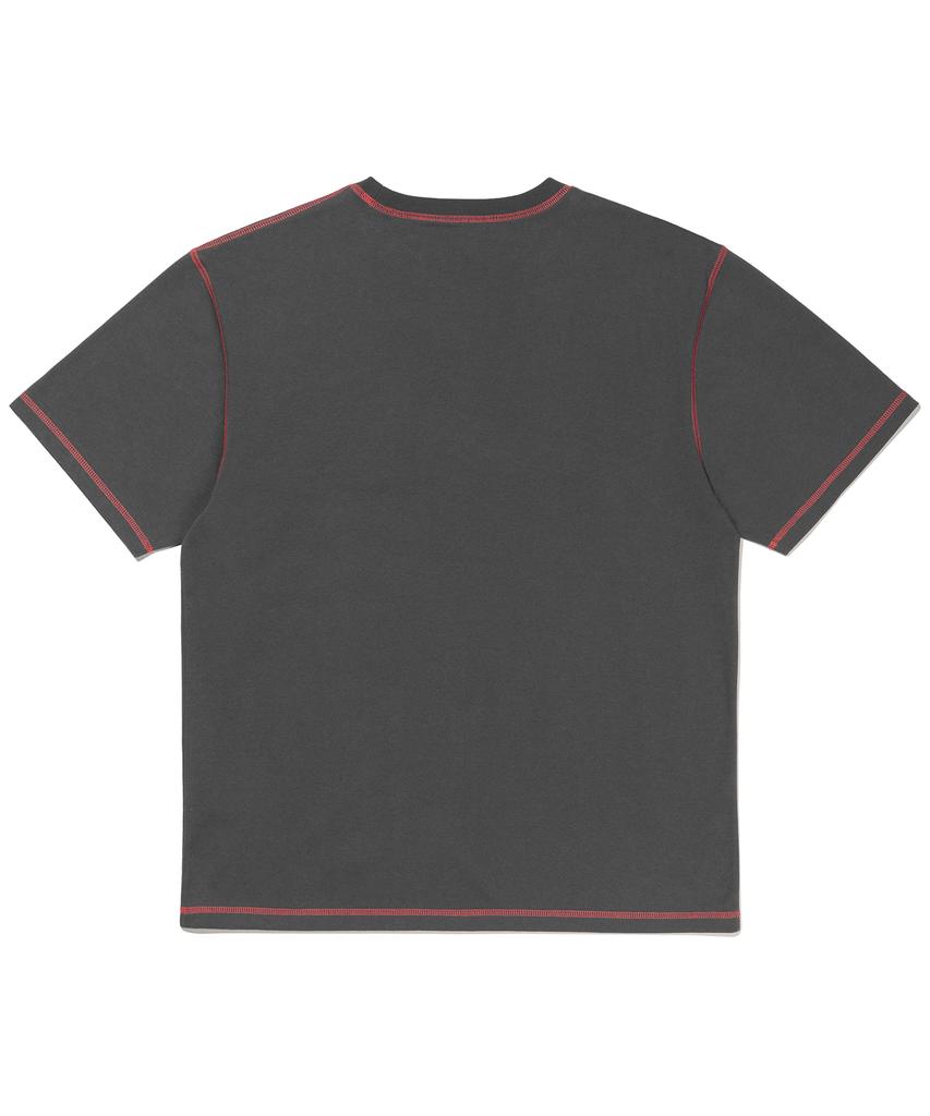 BROWNBREATH Stitch Bb Tee - Charcoal