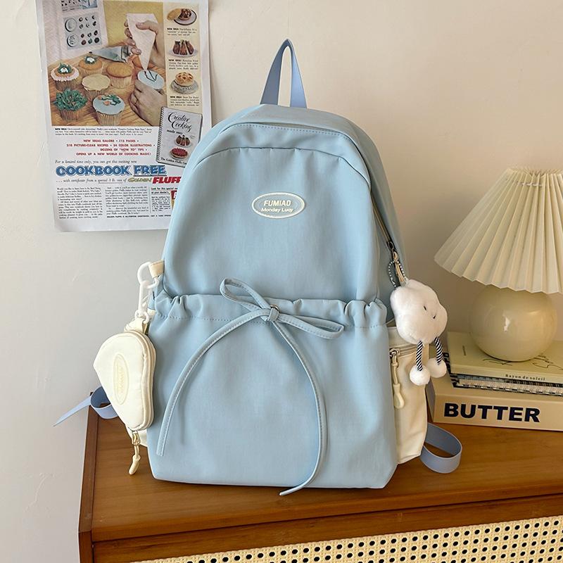 Маленький свежий школьный рюкзак женский студентка милая девушка компьютерный рюкзак ученик средней школы старшей школы универсальный дорожный рюкзак модный