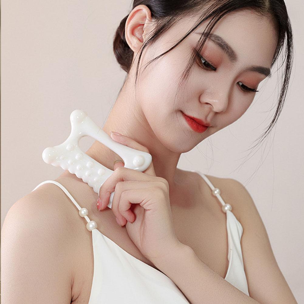 2024 Новая лицевая массажная доска Гуаша Керамика Уменьшает Бесплатно Для Женщин Пластина Тело Полный Жир Скрапи I2M2