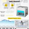 10L Ultrasonic Cleaner Jewelry Cleaner with Heater Timer for Jewelry Cleaning Knob Control Eyeglass Rings Dentures Music Instruments