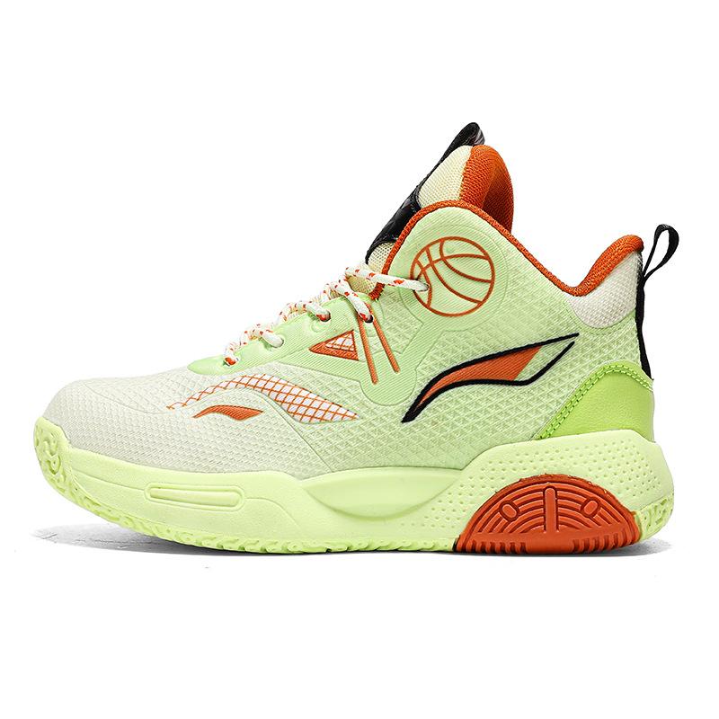 Детские баскетбольные кроссовки 2025 весна новые мальчиковые сетчатые дышащие спортивные кроссовки для детей среднего и старшего возраста для соревнований и тренировок тренд