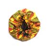 African Print Designer Bonnets and Satin Hair Wraps and Pillow Cover Colourful