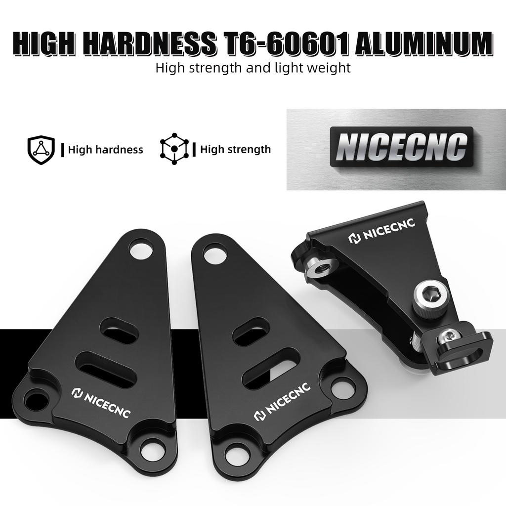 3 Pcs Engine Stays Mounting Bracket For Yamaha YFZ450R YFZ450RSE 2009-2025 YFZ450X 2010-2011 ATV Replaces 18P-21316-00-00