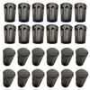 HAMILO Trekking Pole Cap Replacement Large Capacity Spare 24 Piece Set