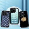 Модный бренд J-Joop Силиконовый мягкий чехол для телефона Для IPhone 17 16 15 14 Plus 13 12 Mini 11 Черный чехол