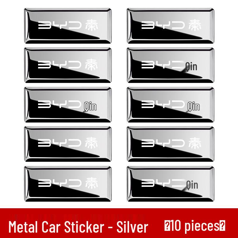 Metal Emblem Decorative Sticker for BYD Qin L/PLUS/EV/PRO Door Handle