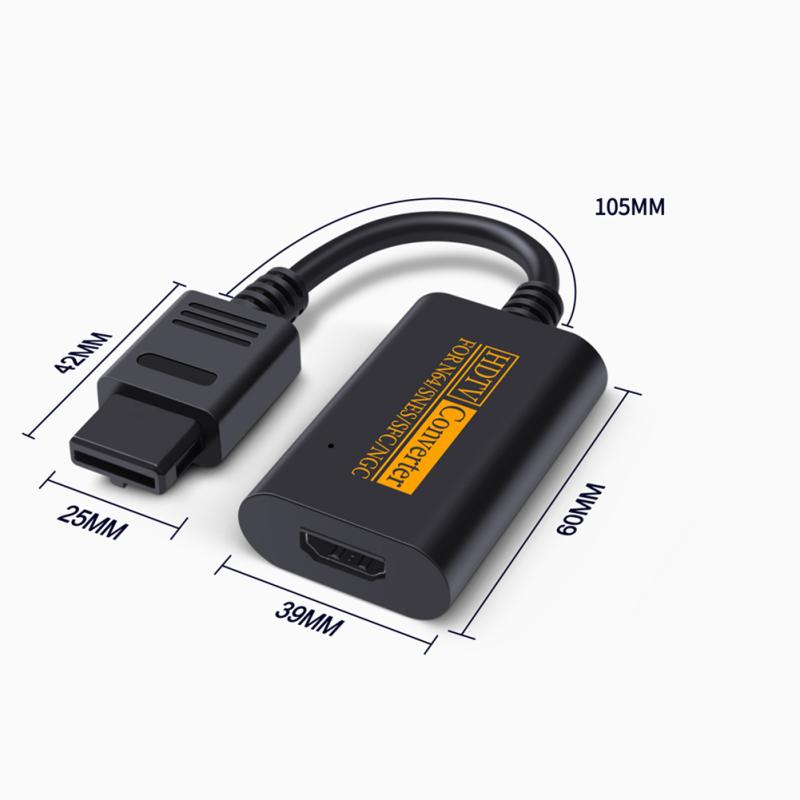 Совместимый адаптер для Nintendo Snes Ngc N64 с HDMI-совместимым преобразователем Hd 1080, видео, аудио, полный