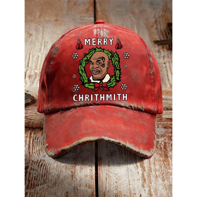 New Christmas Cool Santa Baseball Cap Truck Cap Unisex Holiday Accessories Cap