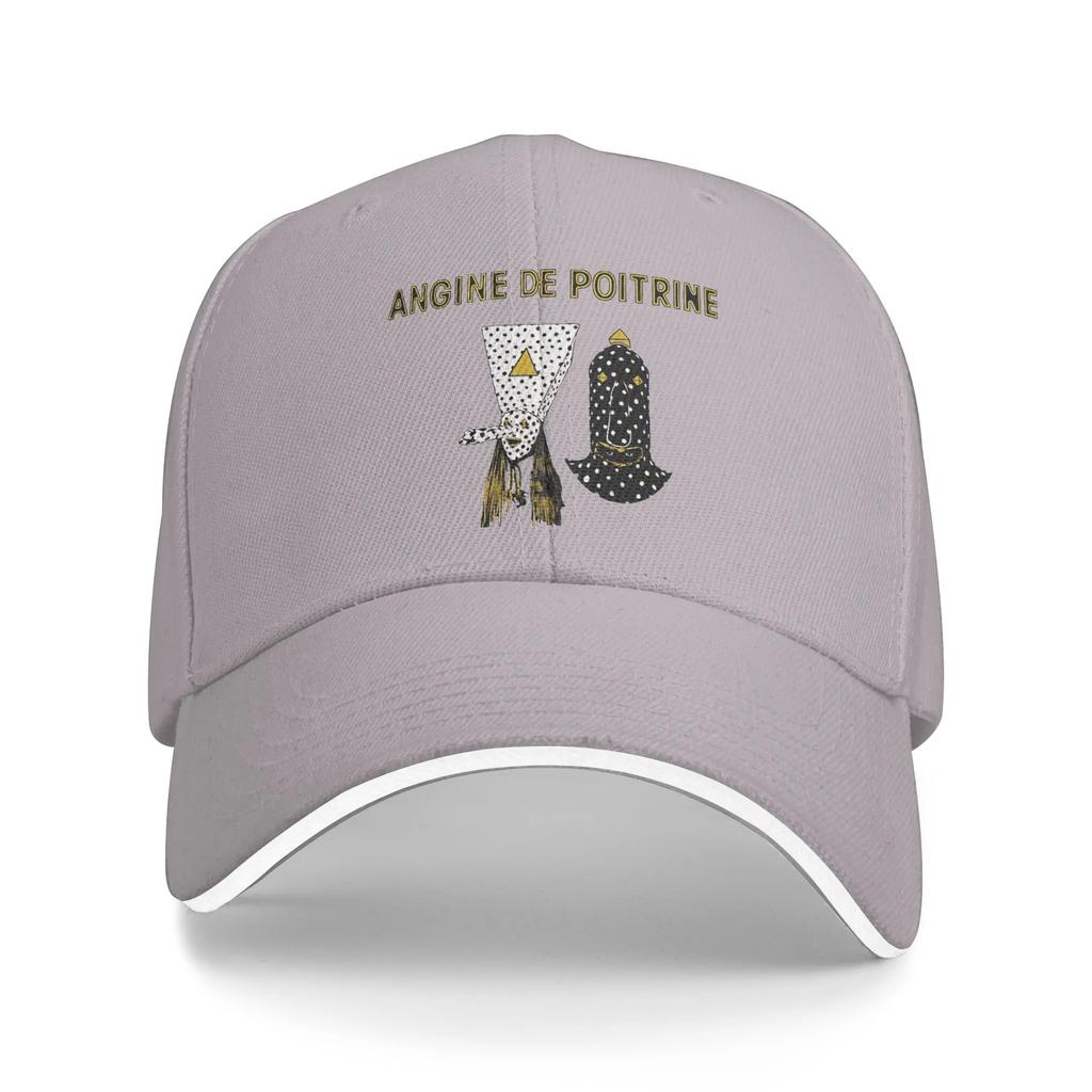 Angine De Poitrine Baseball Cap Retro Sherpa Unisextra Sandwich Hat Unisex Style Adjustable Hats Cap Workouts