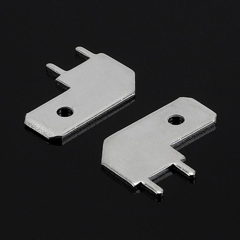 50Pcs 4.8/6.3 Flag-Shaped Inserts Pcb Circuit Board Insert Pcb L-Shaped Corner Solder Thickness 0.8Mm Welding Sheet
