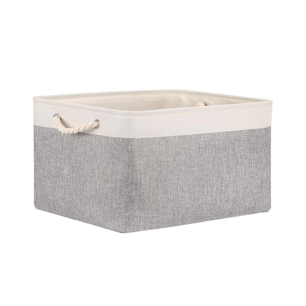 Cube Folding Storage Basket Foldable Linen Pet Toys Storage Box Organize Office Bedroom Closet Toys Laundry Basket