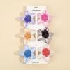 Frangipani Flower Hair Clip for Women, Colorful Beach Accessory, Updo Shark Hairpin, In Stock