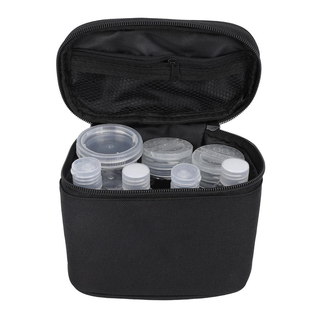 Набор баночек для специй для улицы Прозрачный Портативный ПЭТ Набор баночек для приправ с сумкой для Кемпинга Пикника Барбекю