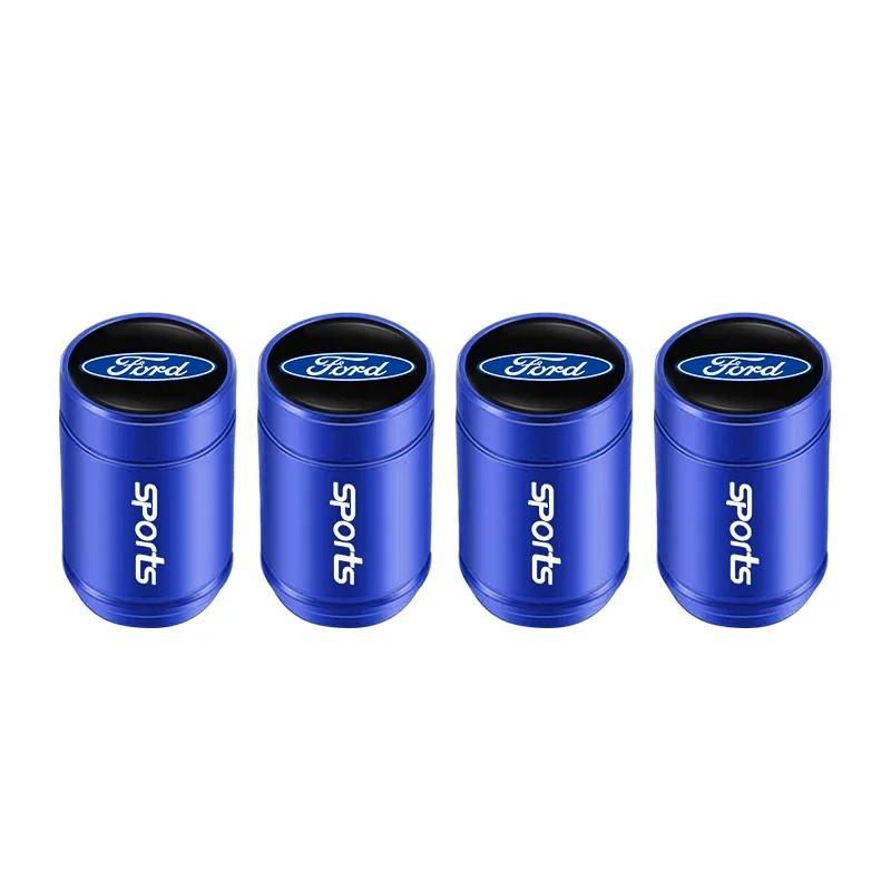Car Sticker 2026 Ford New 2025 Hot Car Tire Valve Caps Metal Styling Tyre Air Stems Cover For Ford S MAX Ranger Focus Fiesta Mon