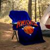 1pc New York Knicks Theme Blanket - Digital Print, Polyester, Cozy for All Seasons, Perfect for Outdoor, and Travel