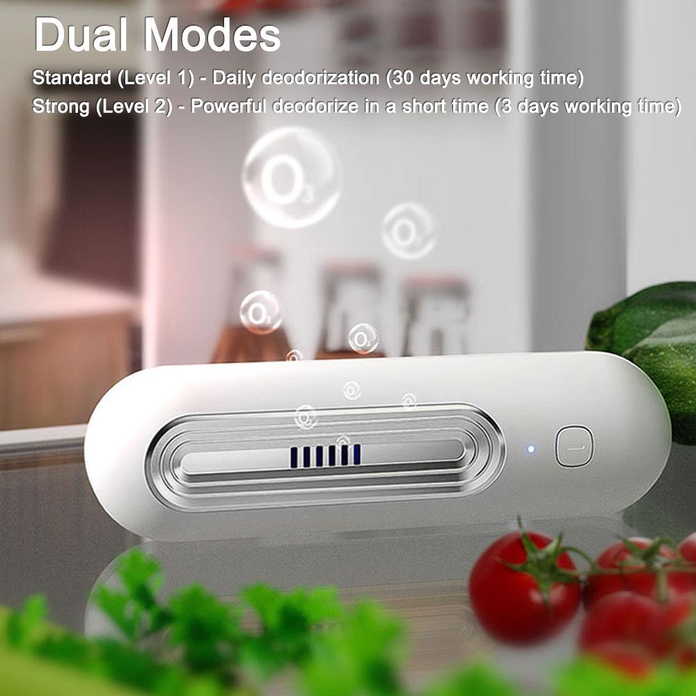 Fridge Deodorizer USB Mini Fridgerator Deodorizer Odor Eliminator Ozone Generator for Car Closet