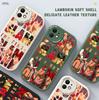 Slim Skin Feeling Cartoon Pattern Soft Silicone PU Leather Cover Phone Case for iPhone Samsung Huawei Honor Xiaomi Redmi OPPO Realme Vivo