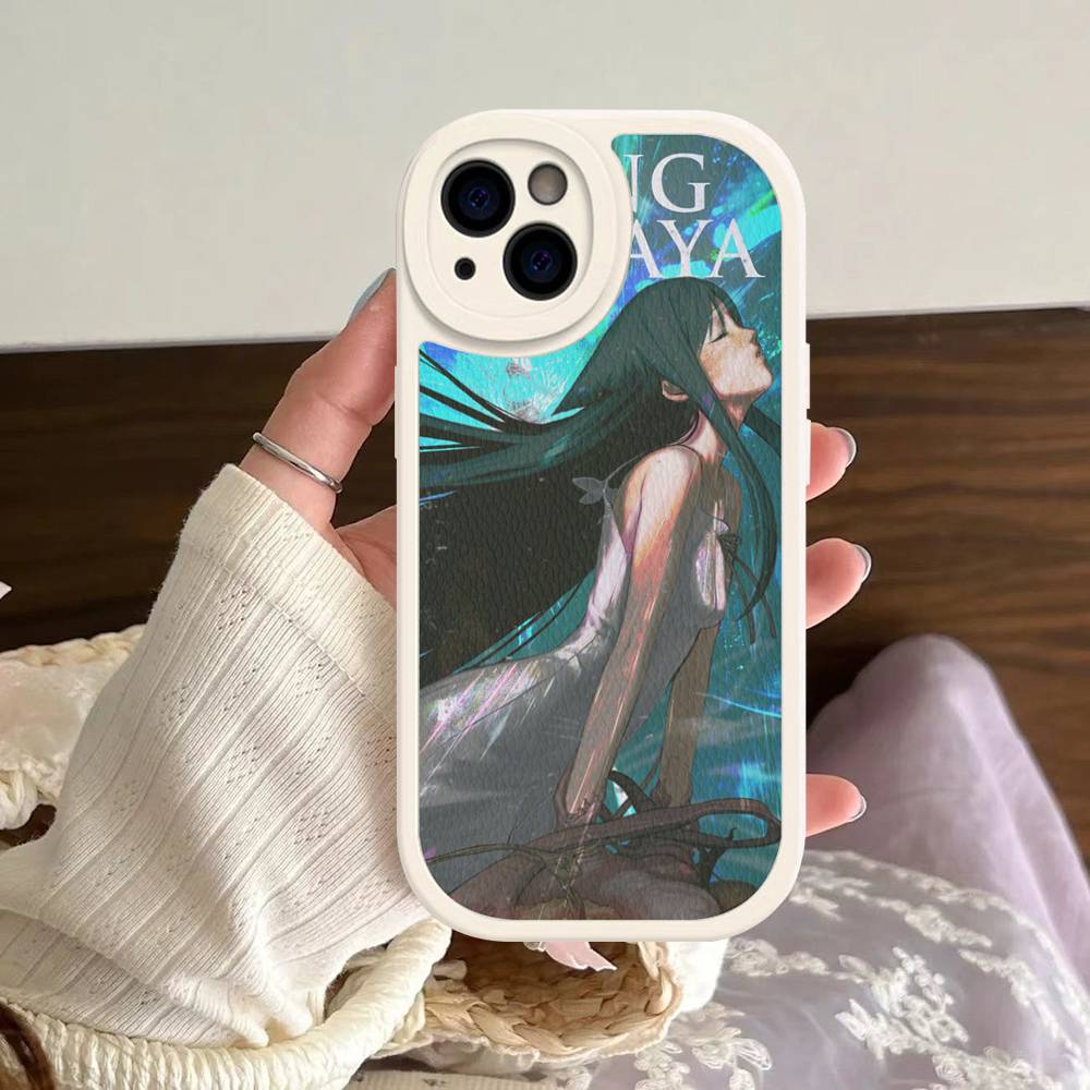 Чехол для телефона с изображением игры Horror Saya No Uta для iPhone 16 15 14 13 12 11 Pro Max Plus Кожаный Мягкий Чехол