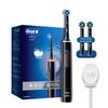 Oral B PRO4 ULTRA Electric Toothbrush Adult Electric Toothbrush Box Pro4 Ultra 3D Sonic Pro Series Round Head Deep Cleaning Gum Massage Holiday Gift