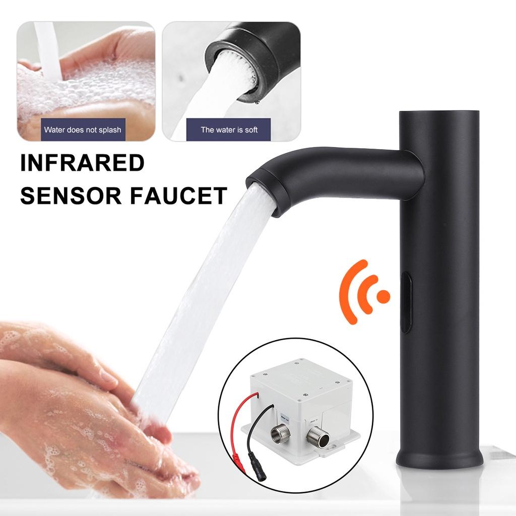 Sink Faucets Water Tap Automatic Infrared Sensor Faucet Deck Mount Smart Touch Hands Free Inductive Water Tap Kitchen